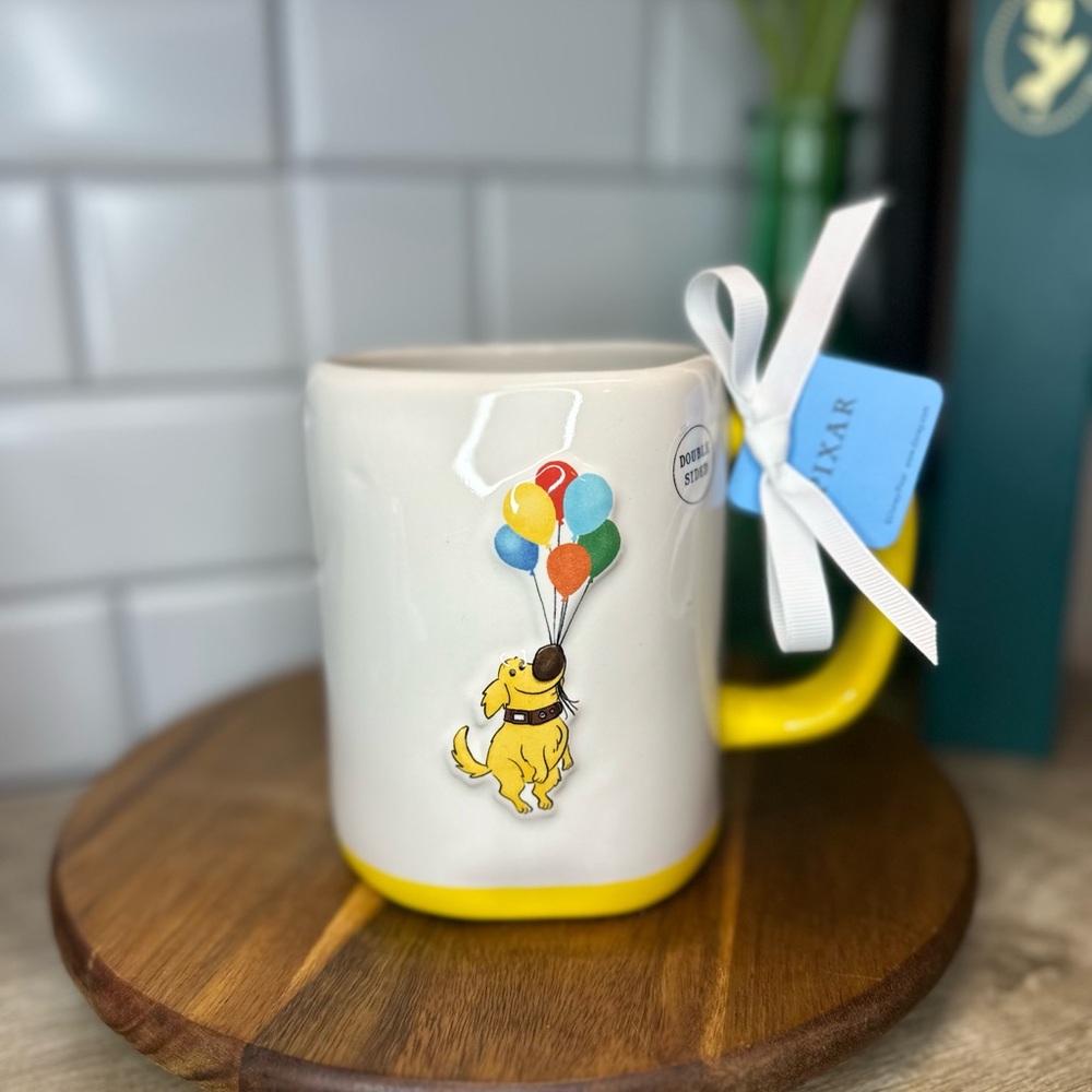 Rae Dunn Disney Pixar UP “Adventure is out There” Ceramic Mug